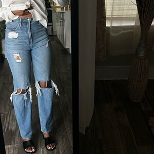 Hollister Distressed Blue Jeans